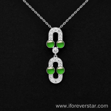 Icy Pure Green Jadeite Fashion Style Jadeite Sets